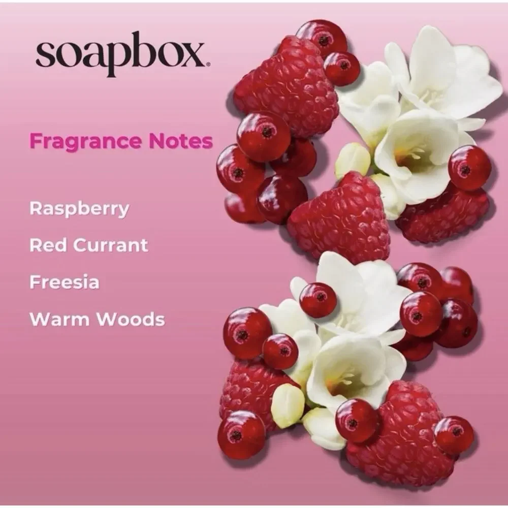 Soapbox Keratin + Raspberry Oil Conditioner Anti-Frizz Vegan 16 fl oz